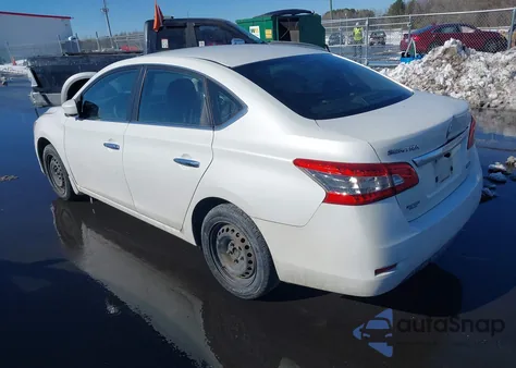 2013 Nissan Sentra Sv из США, поврежденный, VIN 3N1AB7AP1DL624534